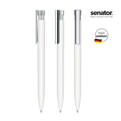 senator&reg; Liberty Soft Touch with metal clip push ball pen