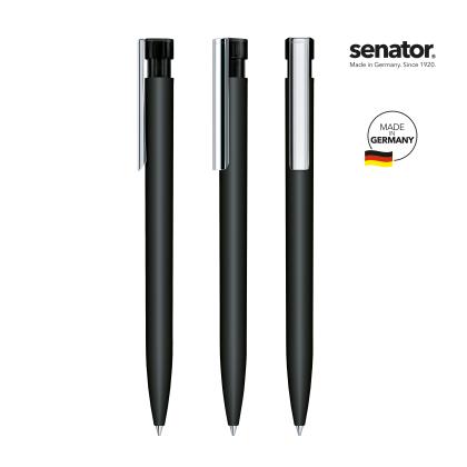 senator&reg; Liberty Soft Touch with metal clip push ball pen