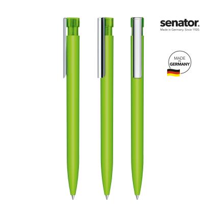 senator&reg; Liberty Soft Touch with metal clip push ball pen