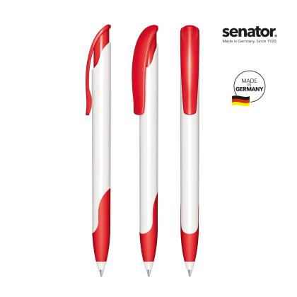 senator&reg; Challenger Polished basic with soft grip push ball pen
