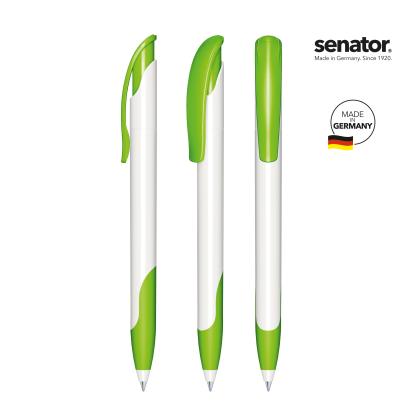 senator&reg; Challenger Polished basic with soft grip push ball pen