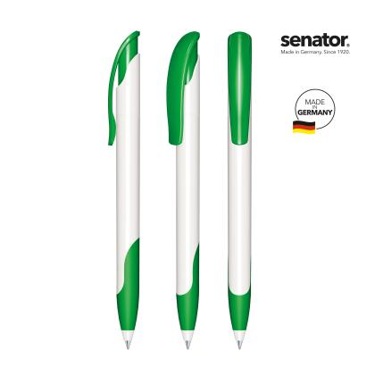 senator&reg; Challenger Polished basic with soft grip push ball pen
