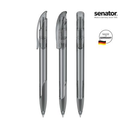 senator&reg; Challenger Clear with Soft Grip push ball pen