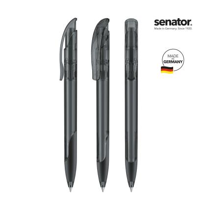 senator&reg; Challenger Clear with Soft Grip push ball pen
