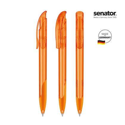 senator&reg; Challenger Clear with Soft Grip push ball pen