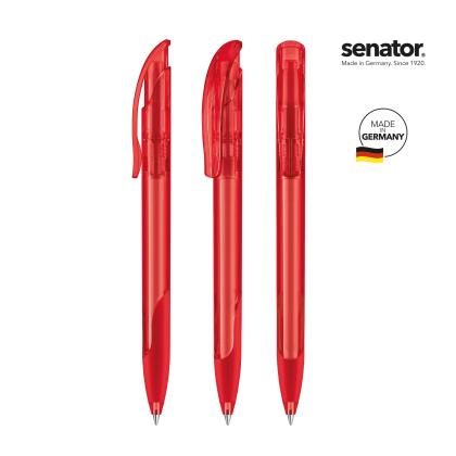 senator&reg; Challenger Clear with Soft Grip push ball pen