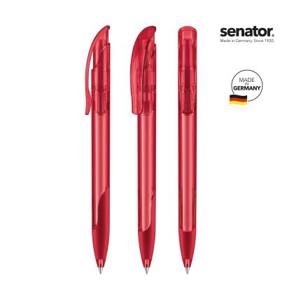 senator&reg; Challenger Clear with Soft Grip push ball pen