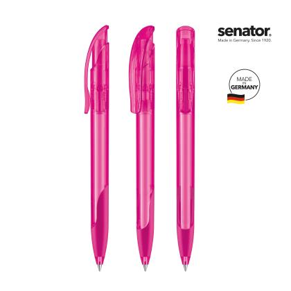 senator&reg; Challenger Clear with Soft Grip push ball pen