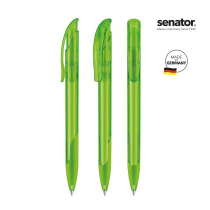 senator&reg; Challenger Clear with Soft Grip push ball pen