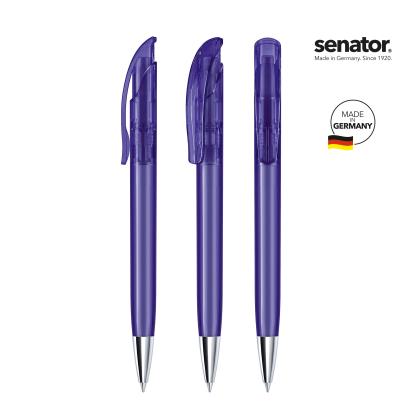 senator&reg; Challenger Clear with Metal Tip push ball pen