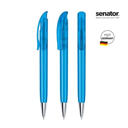 senator® Challenger Clear with Metal Tip push ball pen