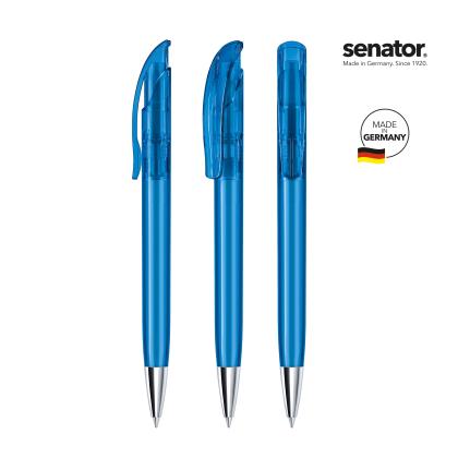 senator&reg; Challenger Clear with Metal Tip push ball pen