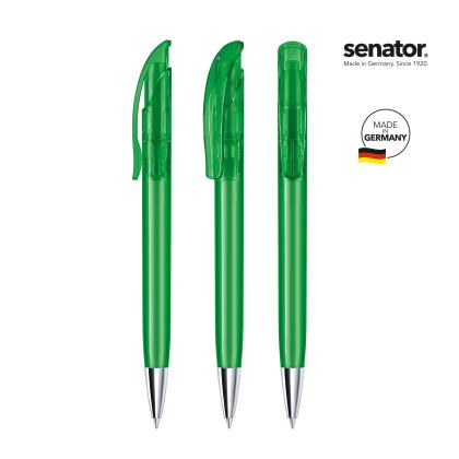 senator® Challenger Clear with Metal Tip push ball pen