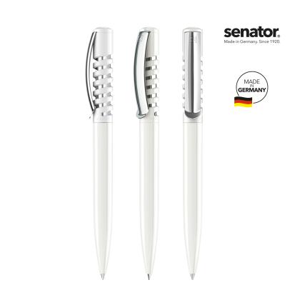 senator&reg; New Spring Polished with Metal Clip push ball pen
