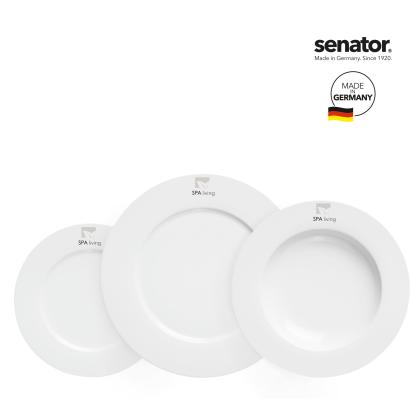 senator&reg; Fancy porcelain. Plates.