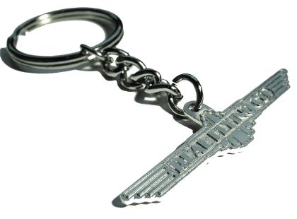 2- Tone Keyrings