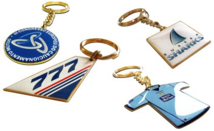 Printed Metal Keyrings