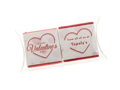 VALENTINE'S DAY NEAPOLITAN CHOCOLATE ACETATE PILLOW PACK