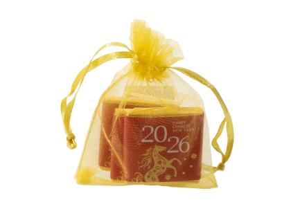 CHINESE NEW YEAR 'YEAR OF THE HORSE' 2026 NEAPOLITAN CHOCOLATE SQUARE ECO-friendly