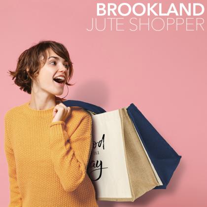 Brookland Eco Jute 10oz Canvas Tote Shopper