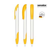 senator® Challenger Polished basic with soft grip push ball pen