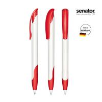 senator® Challenger Polished basic with soft grip push ball pen