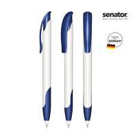 senator® Challenger Polished basic with soft grip push ball pen