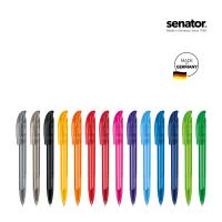 senator® Challenger Clear with Soft Grip push ball pen