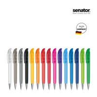 senator® Challenger Clear with Metal Tip push ball pen