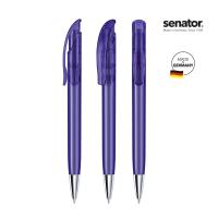 senator® Challenger Clear with Metal Tip push ball pen