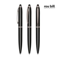 senator®  Nautic Black twist Ball Pen with Touch Pad