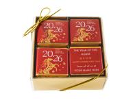 CHINESE NEW YEAR 'YEAR OF THE HORSE' 2026 20 NEAPOLITAN CHOCOLATE LUXURY GIFT BOX WITH BOW