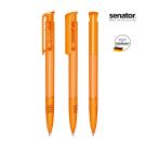 senator&reg; Super Hit Clear with soft grip push ball pen