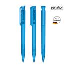 senator&reg; Super Hit Clear with soft grip push ball pen