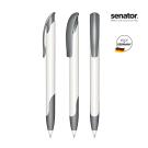 senator® Challenger Polished basic with soft grip push ball pen