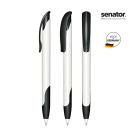 senator® Challenger Polished basic with soft grip push ball pen