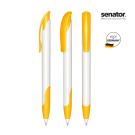 senator® Challenger Polished basic with soft grip push ball pen