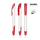 senator® Challenger Polished basic with soft grip push ball pen
