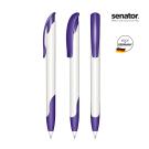 senator&reg; Challenger Polished basic with soft grip push ball pen