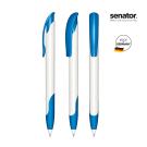 senator® Challenger Polished basic with soft grip push ball pen