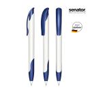 senator® Challenger Polished basic with soft grip push ball pen