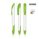senator® Challenger Polished basic with soft grip push ball pen