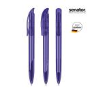 senator® Challenger Clear with Soft Grip push ball pen