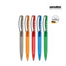 senator&reg; New Spring Clear with metal clip push ball pen