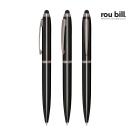 senator®  Nautic Black twist Ball Pen with Touch Pad