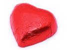 VALENTINE'S MILK CHOCOLATE SOFT CENTER RED FOIL HEART, Eco-friendly