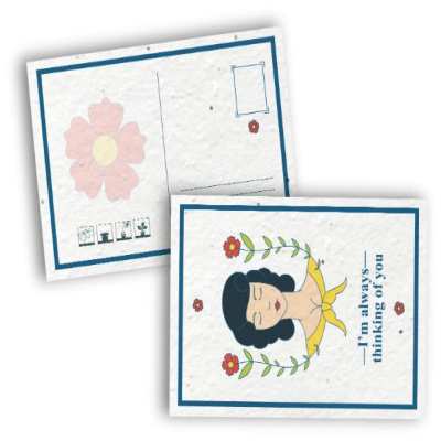 Seeded Paper Postcards A7 (1PP)