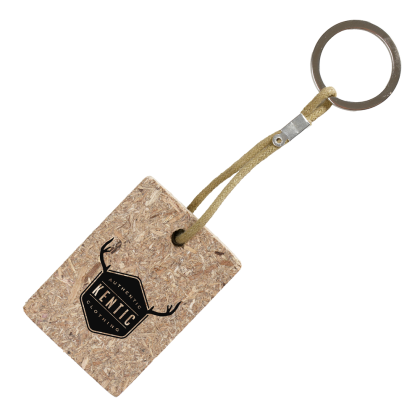Rectangle BioHusk Keyring