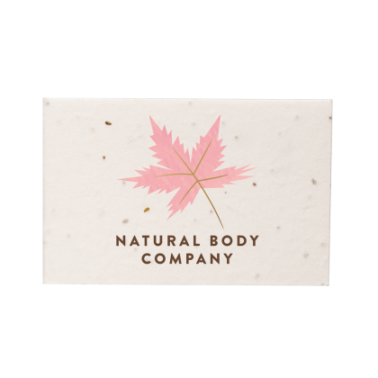 Seed Paper Lanyard Card