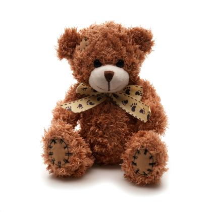 Medium Patched Paw Teddy - Plain